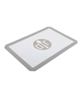 Silicone Baking Mat with 'air' Logo - White and Light Gray